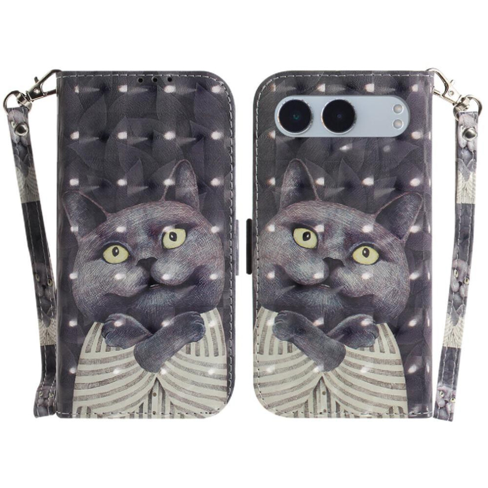 (C2) 3D Painted Protective Case For Oneplus Nord 4 Magnetic Closure Pu Leather Wallet Lanyard Card Slots 764563444113