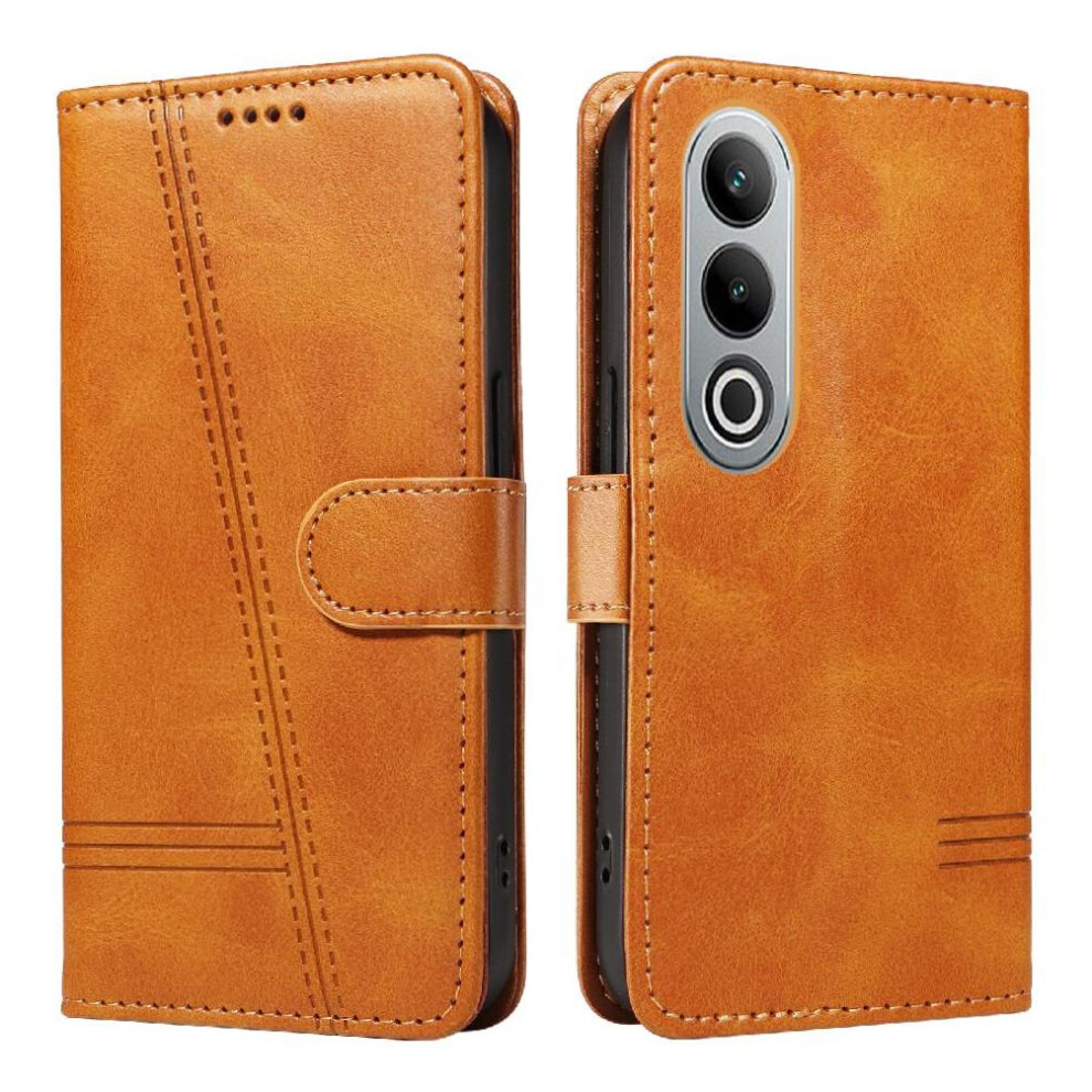 (Yellow) Filp Case For Oneplus Nord Ce4 Pressed Pu Leather Detachable Black Bracelet Wallet Phone Case With Credit Card Slot Black,Yellow 764563444601