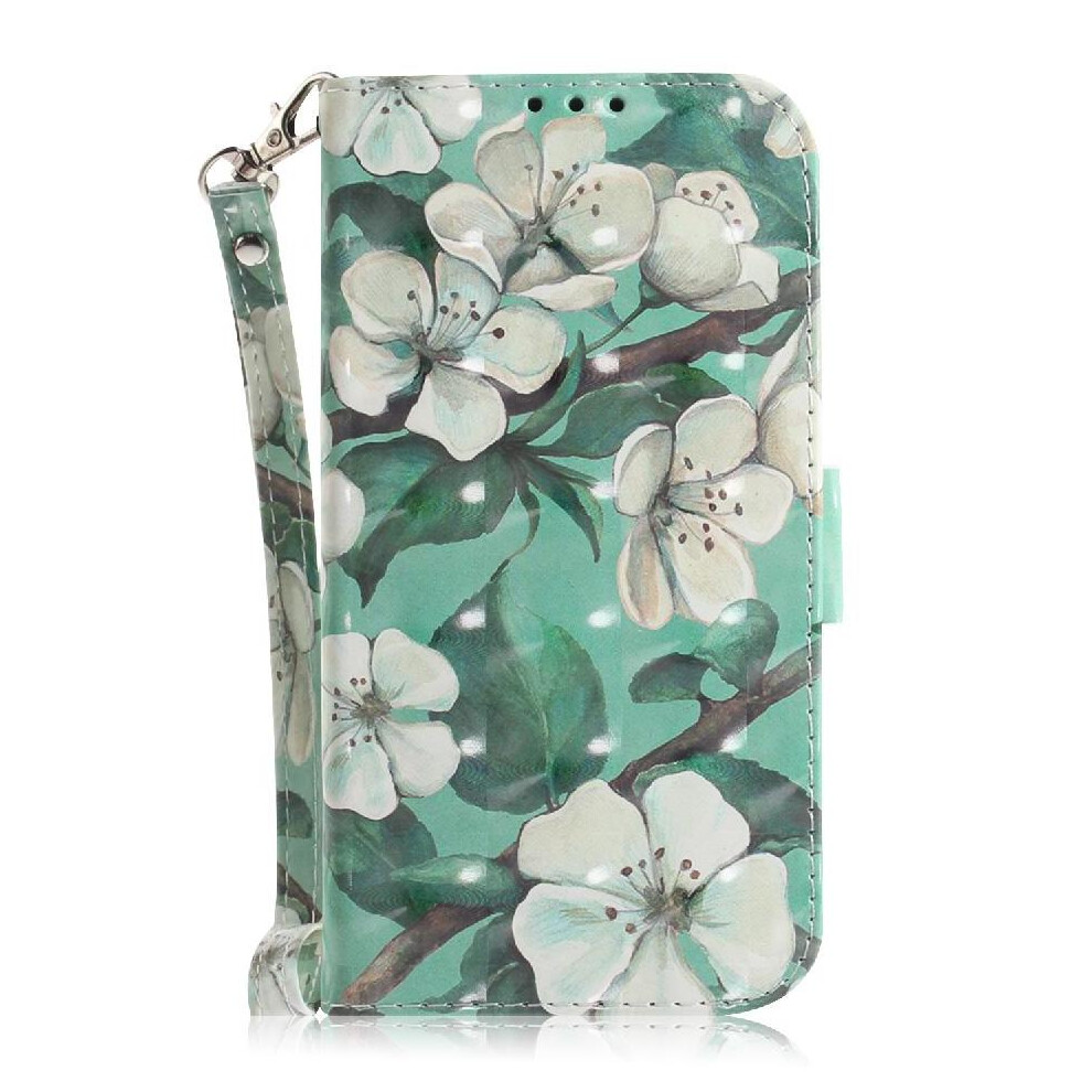 (C11 ) 3D Painted Protective Case For Oneplus Nord Ce4 Lite 5G Lanyard Pu Leather Magnetic Closure Card Slots Wallet 764563445127