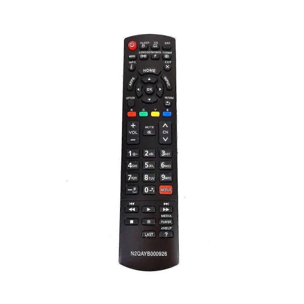 Replacement N2qayb000926 For Panasonic Lcd Hdtv Remote Control Tc-50As530u Tc-50As630u Tc-50Asu534 F 5004229708292