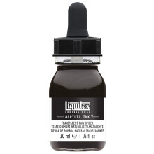 Tinta acrlica profissional Liquitex frasco de 1 ona (30ml) transparente cru umber
