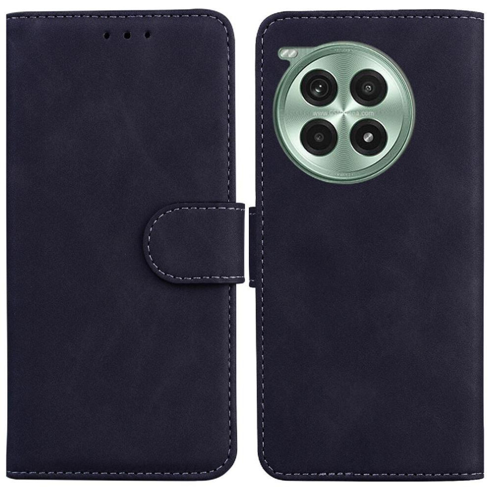 Photos - Case  Flip  for Oneplus Ace 3 Pro Magnetic Card Slot Stand Holder Premium Pu Leather(Black)