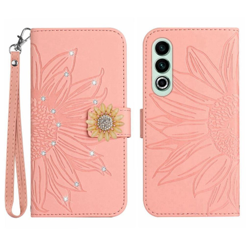 (Pink) Case For Oneplus Nord Ce4 Shockproof Tpu Shell Card Holder Flip Wallet Credit Card Pu Leather Flip Cover Pink 764563446407