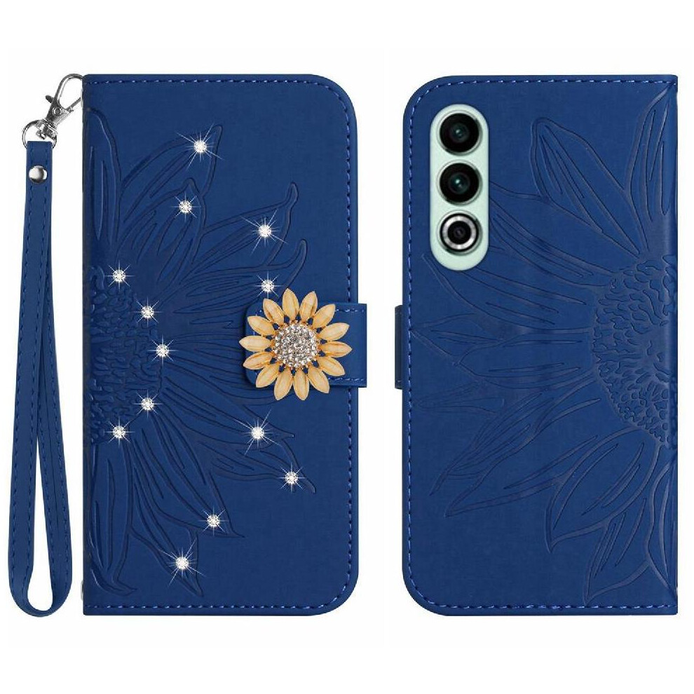 (Dark ) Case For Oneplus Nord Ce4 Shockproof Tpu Shell Card Holder Flip Wallet Credit Card Pu Leather Flip Cover Blue 764563446438