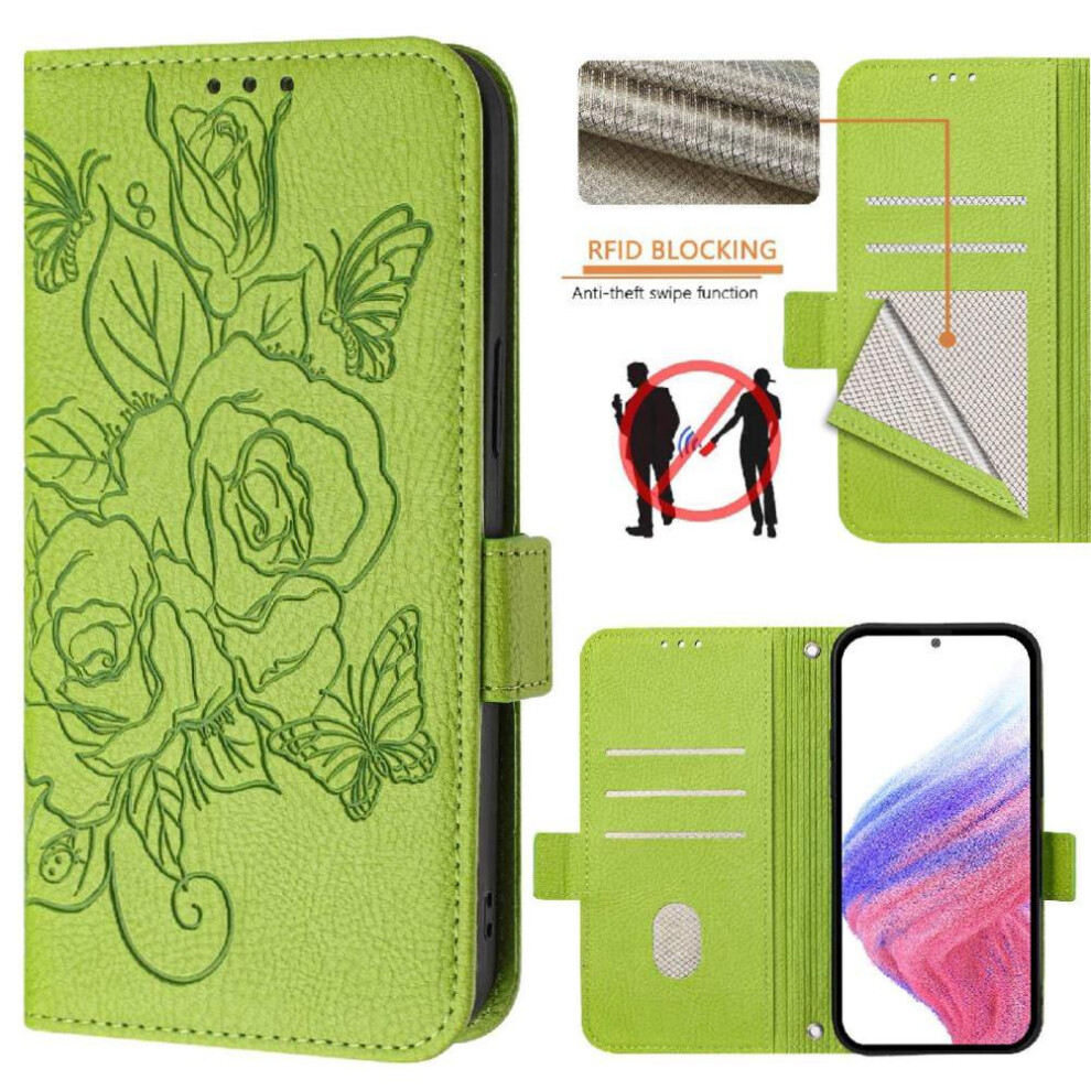 (Green) Case For Oneplus 8T With Credit Card Slot Pu Leather Magnetic Wallet Green 764563446865