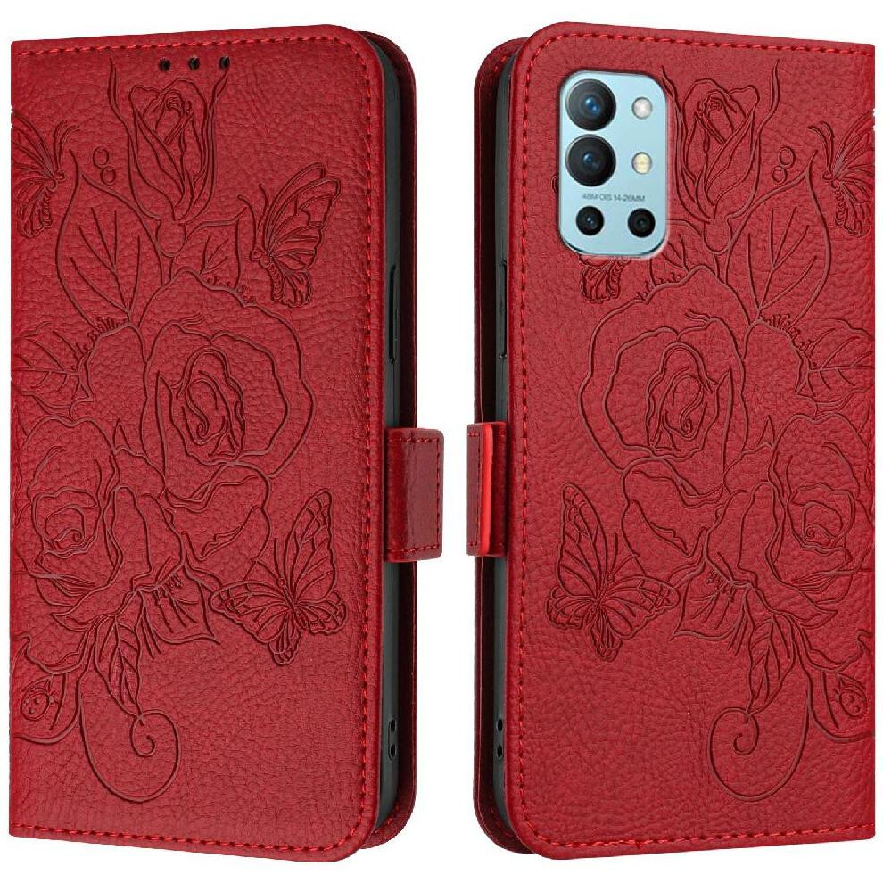 (Red) Case For Oneplus 8T With Credit Card Slot Pu Leather Magnetic Wallet Red 764563446872
