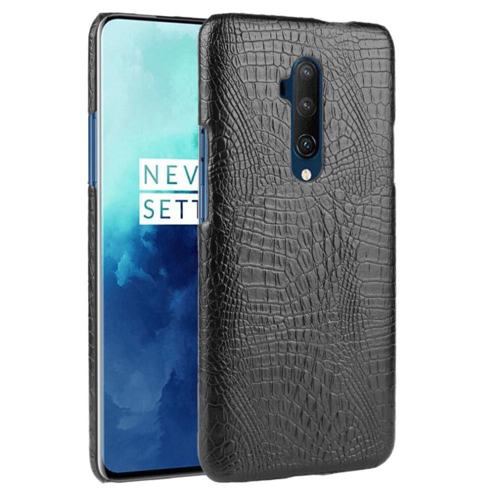 (Black) Stylish Classic Case For Oneplus 7T Pro Classic Alligator Fashion Anti Scratch Protective Cover Compatibility Black 764563447329