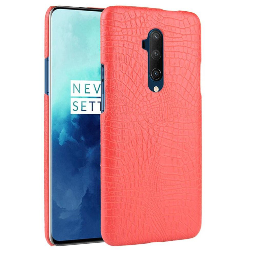 (Red) Stylish Classic Case For Oneplus 7T Pro Classic Alligator Fashion Anti Scratch Protective Cover Compatibility Red 764563447336