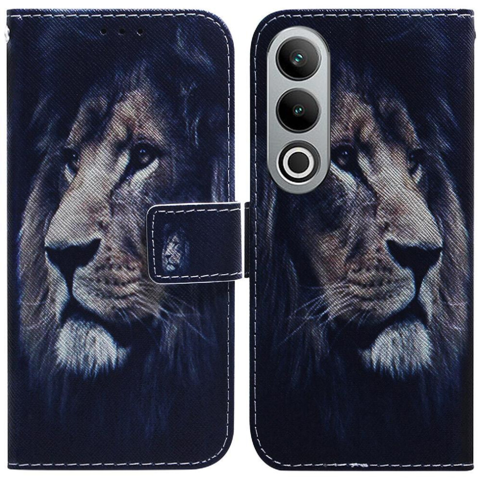 (C6) Flip Case For Oneplus Nord Ce4 5G Wallet Card Slots Magnetic Closure Painted Pu Leather 764563447558