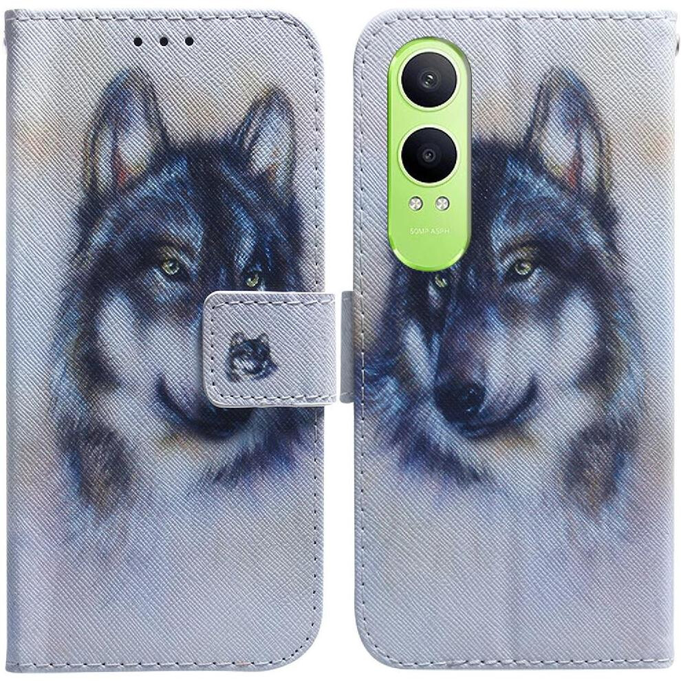 (C1 ) Flip Case For Oneplus Nord Ce4 Lite 5G Wallet Card Slots Painted Pu Leather Magnetic Closure 764563447596