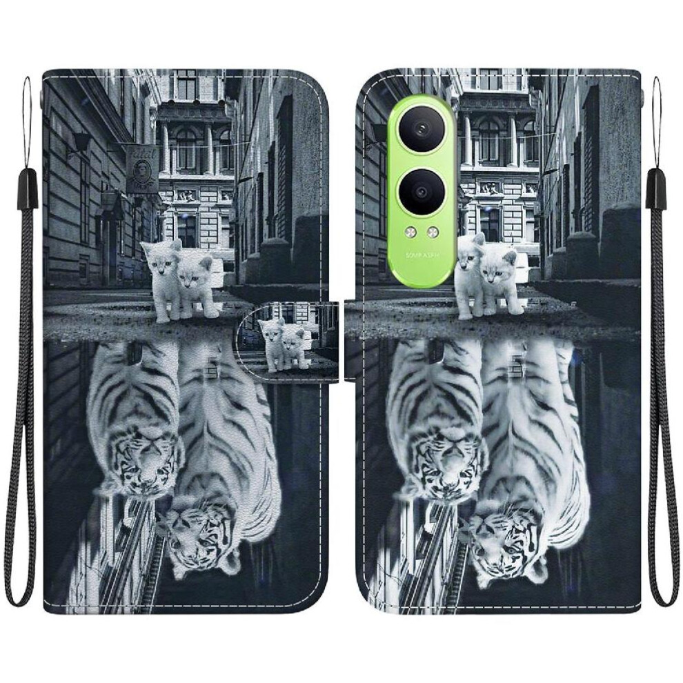 (C6) Case For Oneplus Nord Ce4 Lite 5G Card Slots Magnetic Closure Pu Leather Wallet Butterfly Flower Painted 764563447732