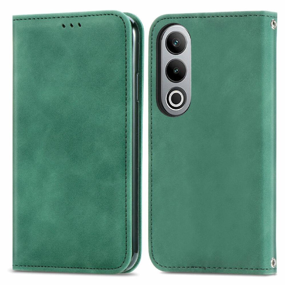 (Green) Flip Case For Oneplus Nord Ce4 Wallet Shockproof Simple Business Flip Cover Leather Case Green 764563449057