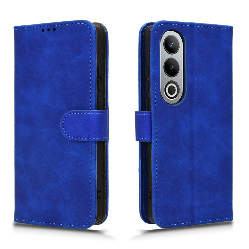 (Blue) Case For Oneplus Nord Ce4 5G Card Insertion With Card Holder Kickstand Full Protection Protective Cover Leather Folio Flip Case Blue 764563452156