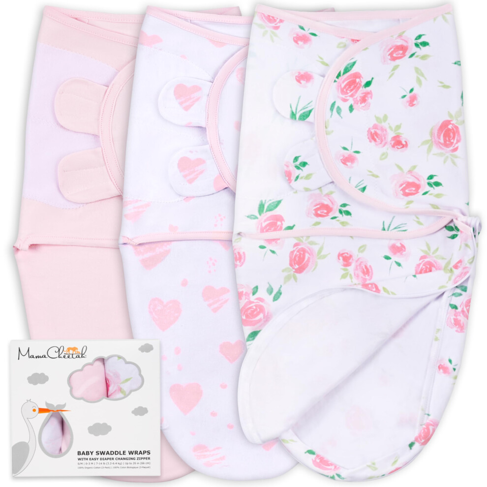 Mama Cheetah Baby Swaddle Sack Organic Swaddle Blanket Newborn Swaddle Sleep Sacks Adjustable Infant Swaddle Wrap Easy Swaddles ?A?? ?S?Ta