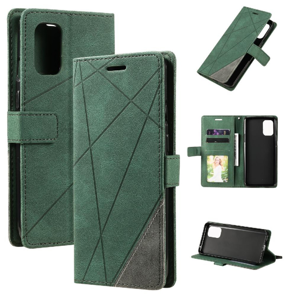 (Green) Case For Oneplus 8T Shockproof Pu Leather Wallet Flip Folio Card Holder Kickstand Magnetic Green 764563454594