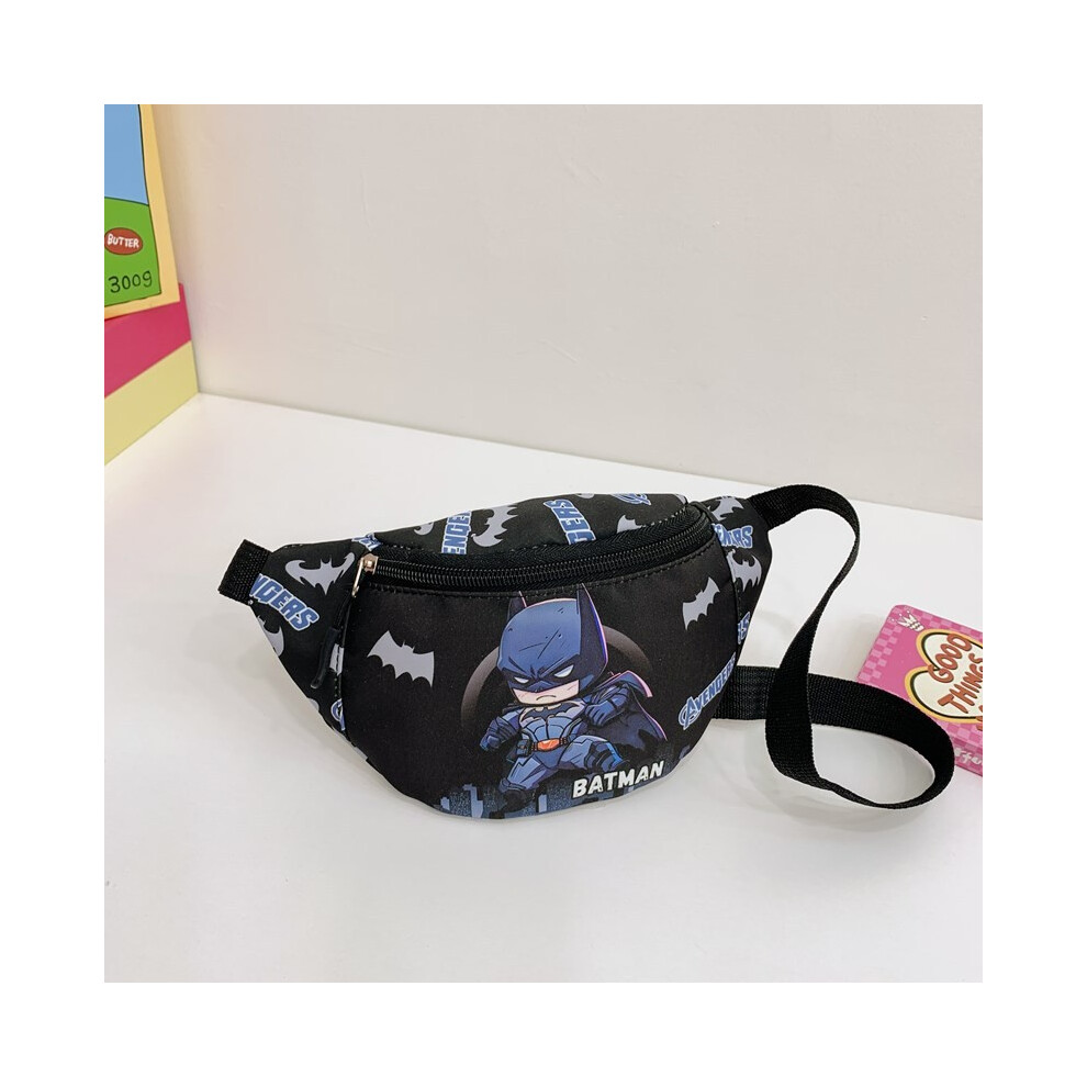 (Batman)Sac poitrine bandoulière imprimé personnage Avengers porte-monnaie extérieur enfant