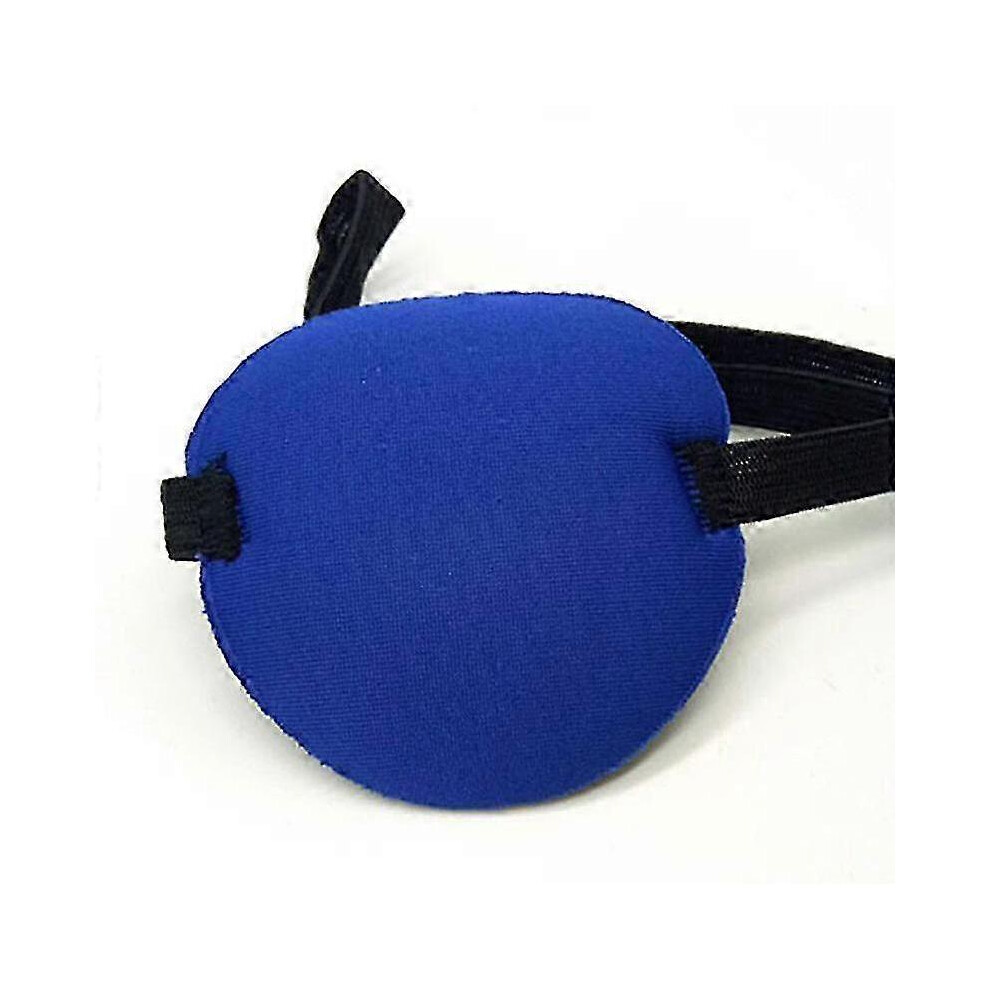 Blue (Blue) Adult Eye Patch Medical Concave Foam Padded Adjustable Washable Eyeshades