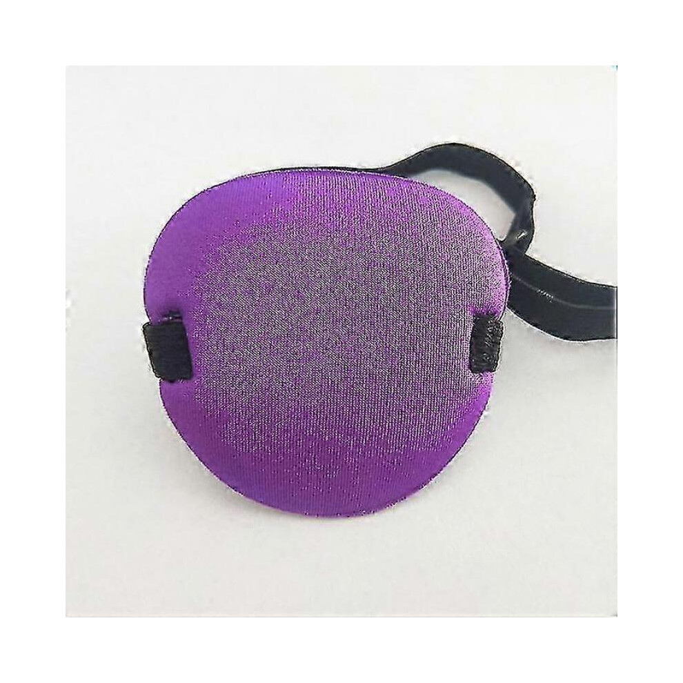 Purple (Purple) Adult Eye Patch Medical Concave Foam Padded Adjustable Washable Eyeshades