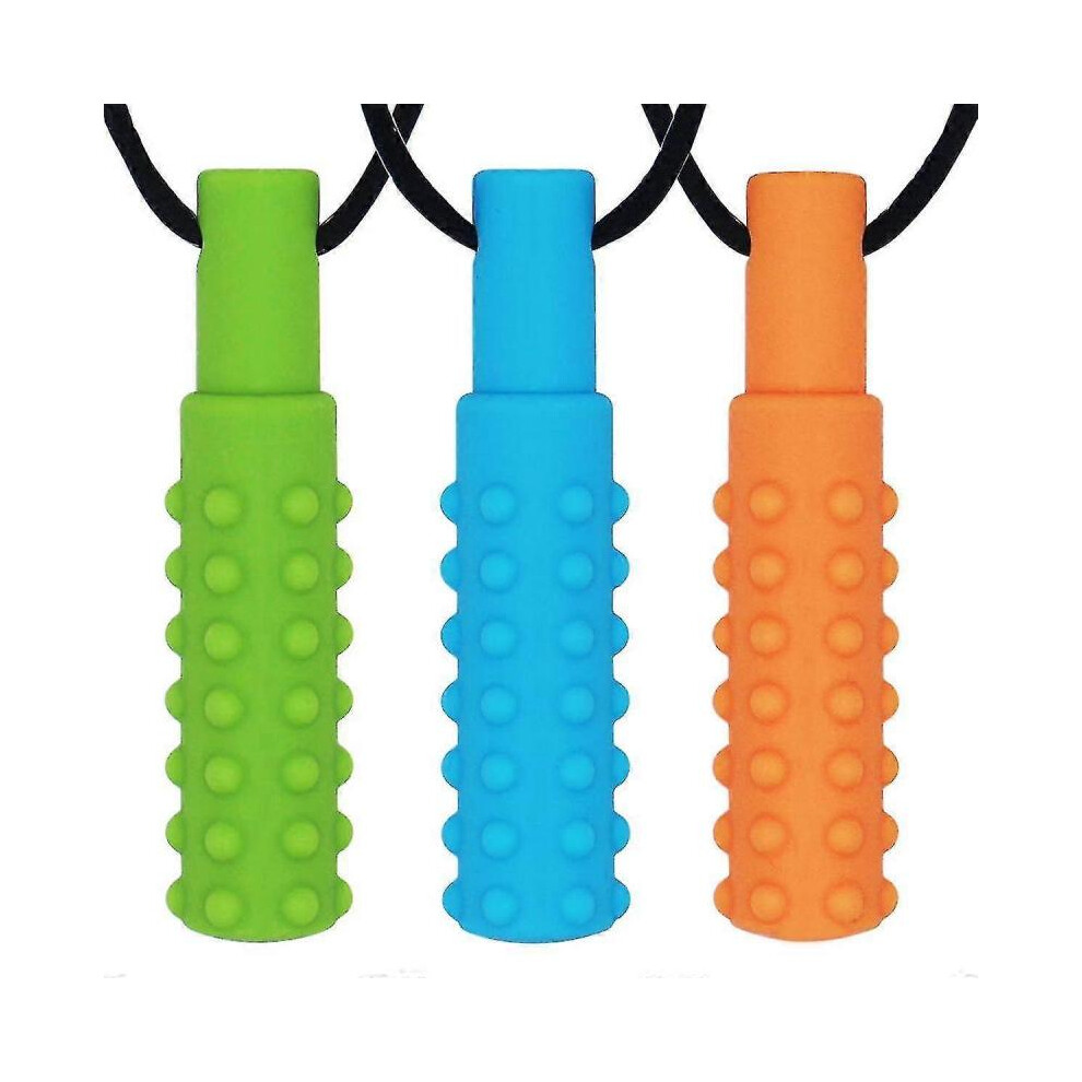 Sensory Chew Necklace (3 Pack) - Sensory Teether Toys for Autism