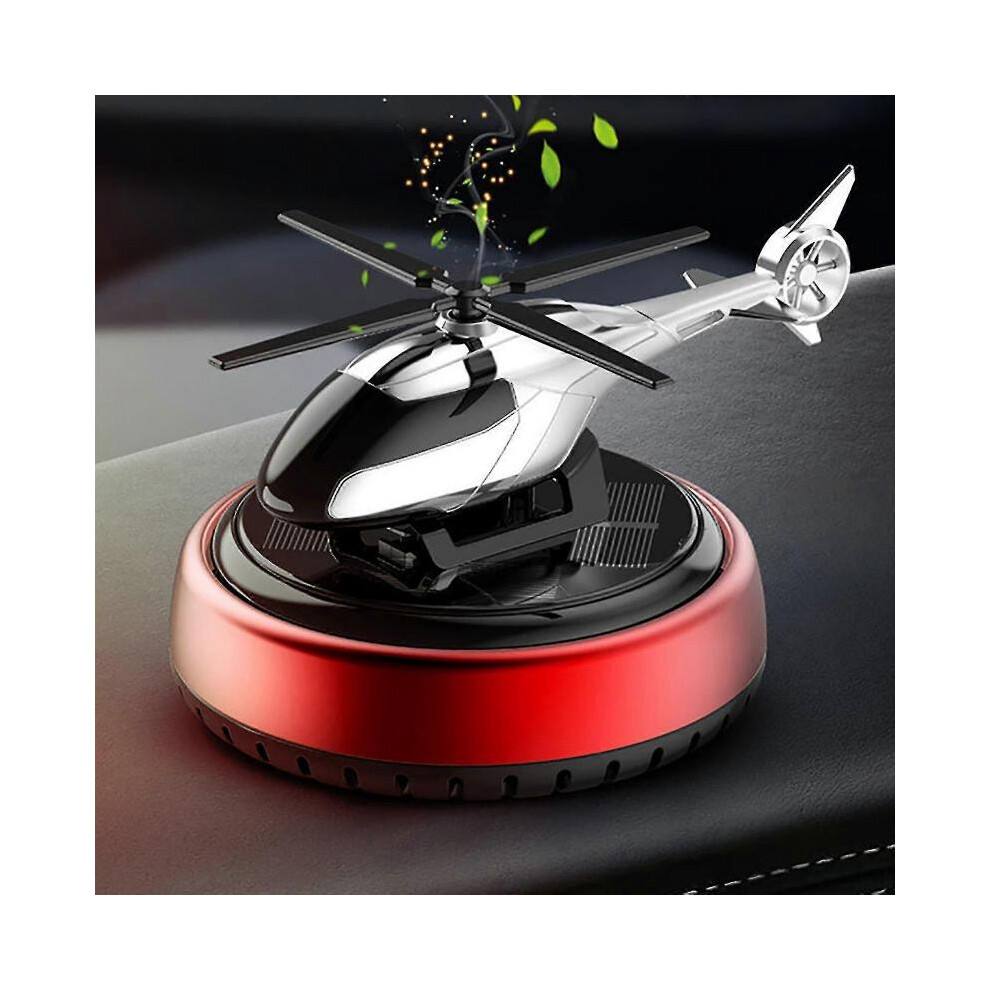 Solar Aluminium Alloy Helicopter Car Air Freshener Helicopter Car-Freshener Aromatherapy Diffuser Essential Small 5004229719274