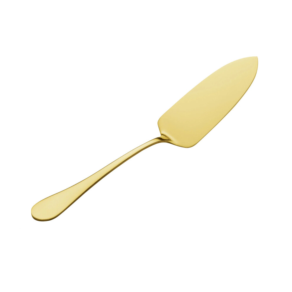 Viners Select Cake Server Slicer Stainless Steel Gold Giftbox Cutter Serrated