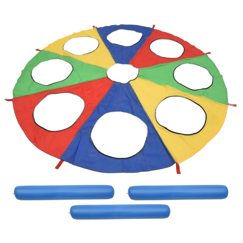 Photos - Action Figures / Transformers Merkloos Rainbow Parachute Parachute 6 Feet, Play Toy with 3x Air Sticks 2M 