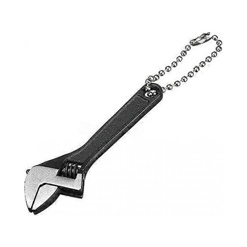 Tool Small Wrench 2.5 Inch 68mm Adjustable Wrench Non-Slip Mini Jaw Wrench Wrench for Repair and Maintenance Black