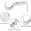 Pack Curtain Rod Brackets, Adjustable Wall Brackets 2