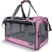 Pet Carrier for Large and Medium Cats, Big Medium Cats and Puppy Dog Carriers Cat Carriers, Pet Privacy Protection Travel Carrier