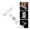 25 Pack Plastic Merchandise Sign Clip Price Display Holders,Clear 6