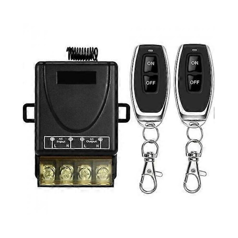 315/433Mhz Wireless High Power Remote Control Switch, AC 85V-250V,Remote Control for Light, Water Pump, Household Appliances, Farm Irrigation