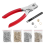 Kit de pinces à œillets, 1/4 po 6 mm, avec œillets métalliques 7