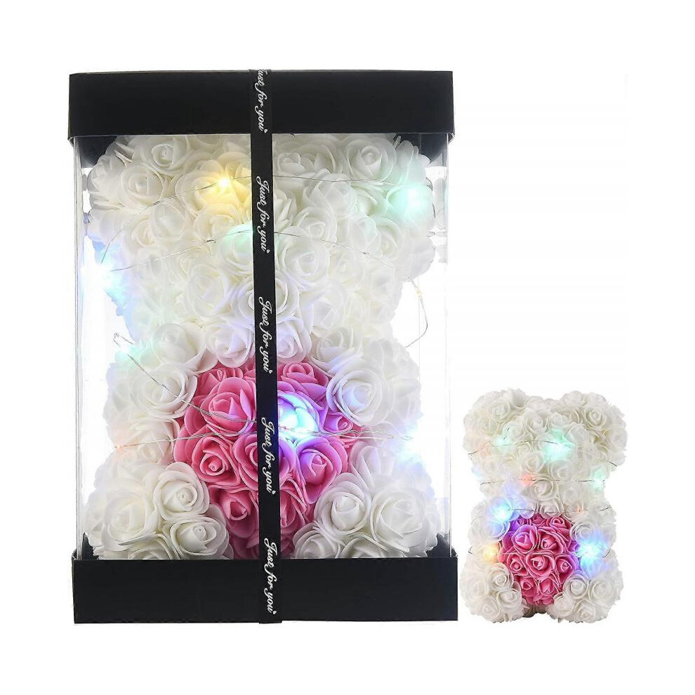 Rose bear women gifts for birthday gifts for mum gift girlfriend gifts for her, Rose Teddy Bear rose flower bear anniversary Girlfriend Girls Christma