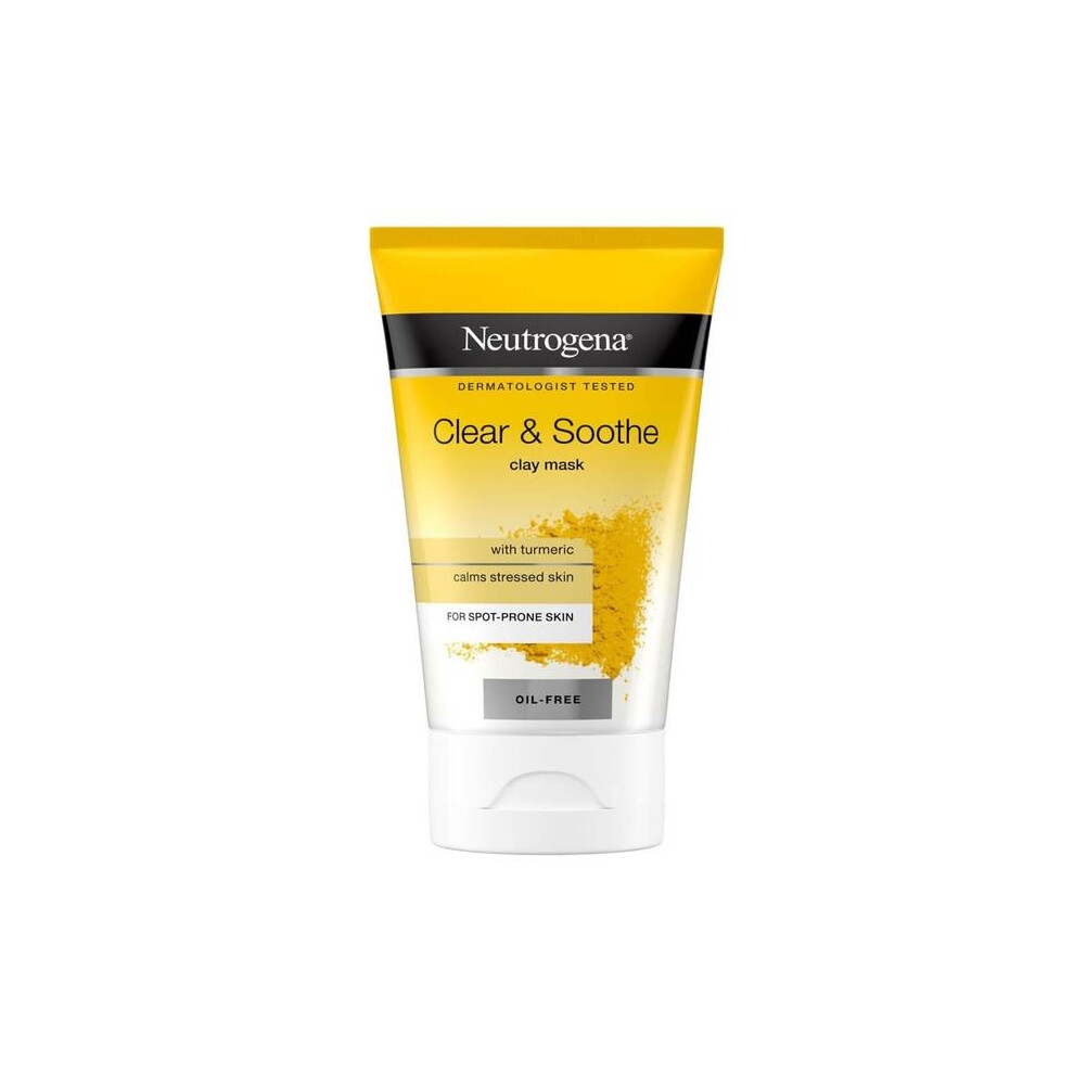 6 x Neutrogena Clear & Soothe Clay Mask 50ml