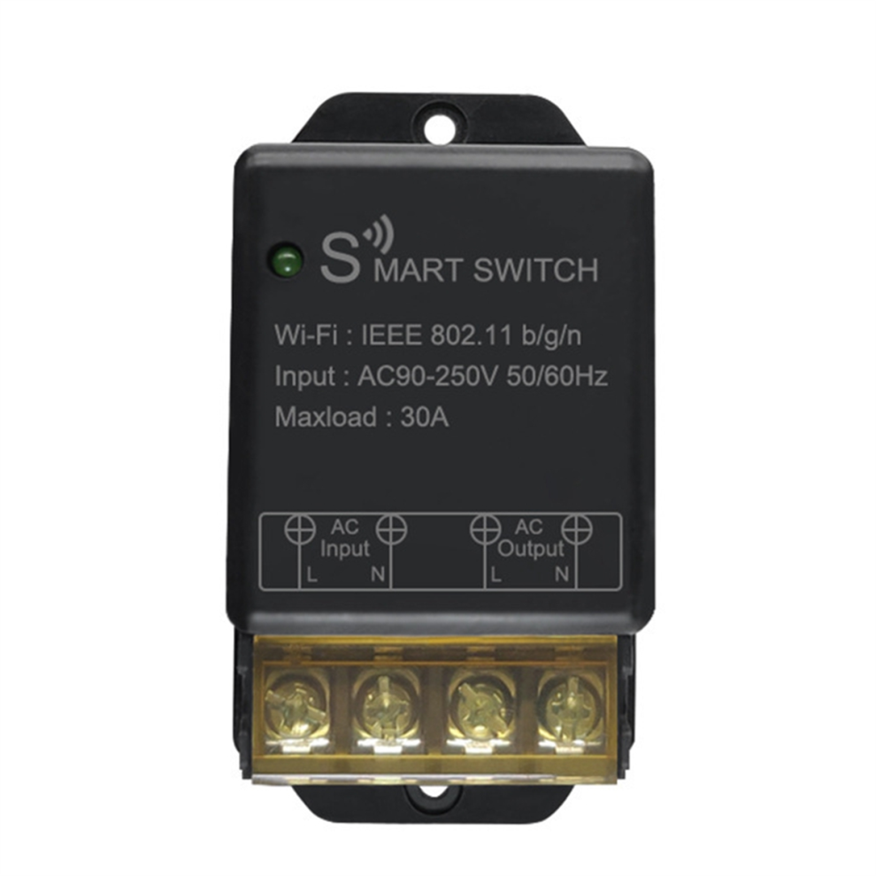 Home Wifi Switch 30A Ac90-250V Wireless Remote Control On Off Diy Circuit Breaker Works With 4851966838277
