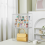 Clear Acrylic Display Case 3 Tier Shelf, Stackable Protection Showcase with Magnetic Door for 3