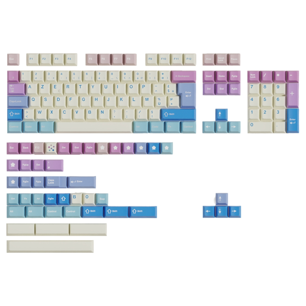 150 Keys Keycaps Pbt Material Keyboard Cherry Profile Sublimation Keycap For Most Mechanical Keyboards D 4851966839014