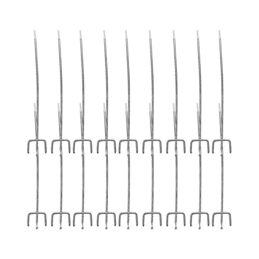 50pcs Shelf Hook Supermarket Shelves Three Foot Hook Hole Board Hook Three Fork Triangular Hole Board Hook