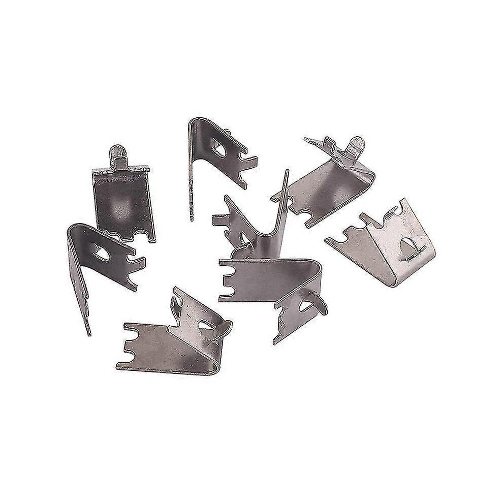 12pcs Freezer Shelf Clip Freezer Cooler Shelf Support Shelf Square Clips Stainless Steel Shelf Clip for Refrigerator