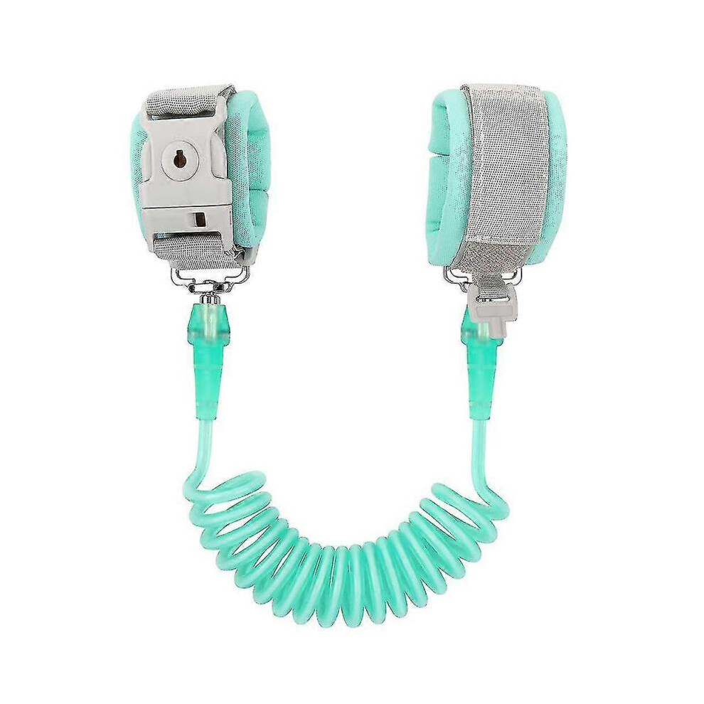 Child safety leash with anti-loss wrist strap and key lock, safety rope for babies and young children
