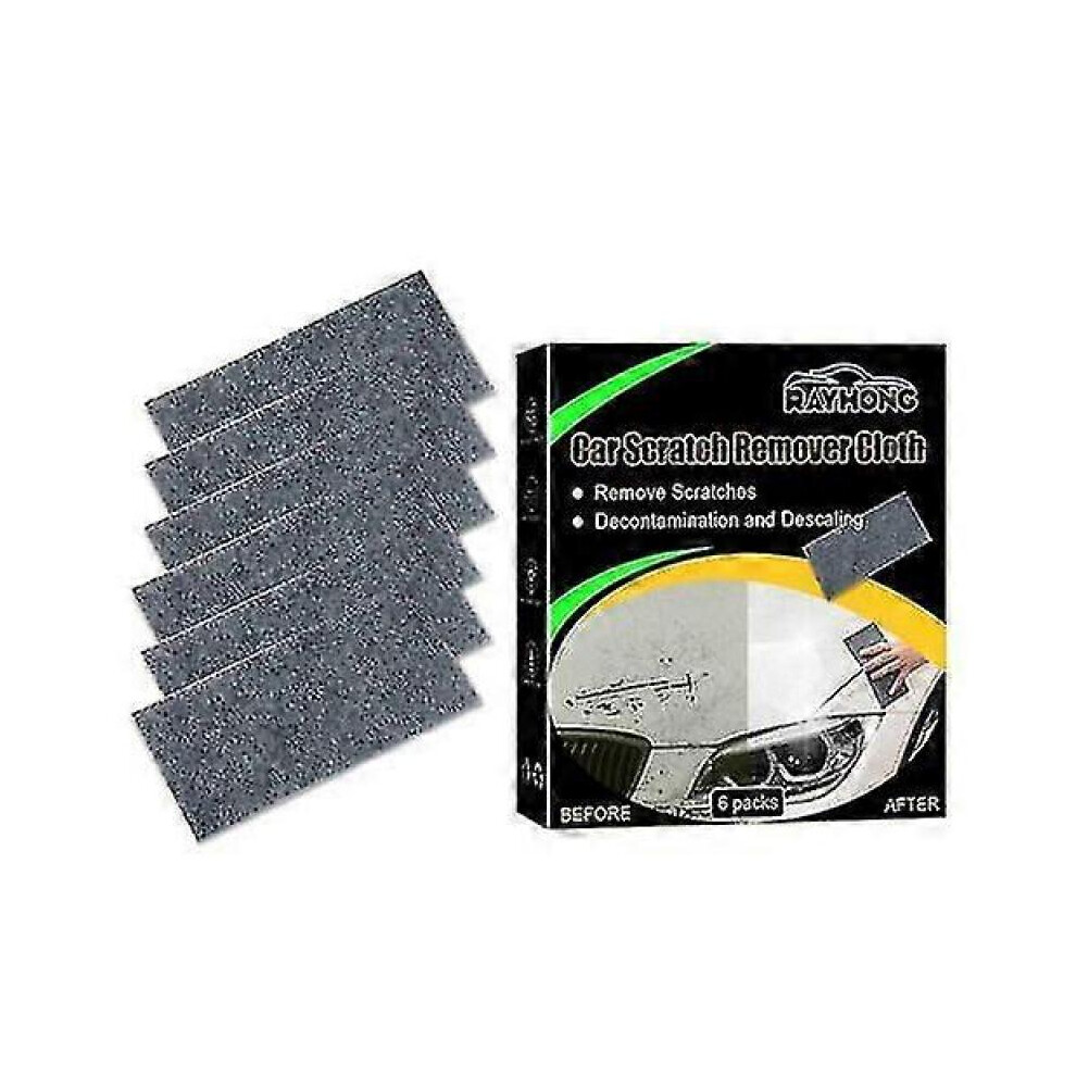 6pcs Nano Sparkle Cloth Car Scratch Repair Cloth Nano Magic Cloth for Car
