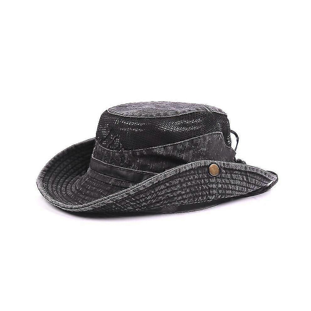 Summer Outdoor Hat Men's Big Brim Sunscreen Hat Sun Hat Men's Uv Protection Fishing Hat Fisherman Hat Sun Hat