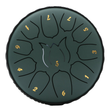 6-inch 11-toons regentrommel voor buiten, tuin, waterdicht, muziek vergeet vrienden, draagbare trommel voor volwassenen, D