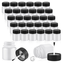 120 botellas de pintura de retoque de 30 ml, contenedor vacío con pincel y bola mezcladora para reparación de daños en el coche.