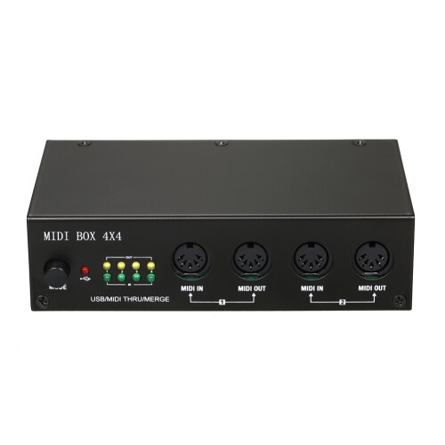 Interface MIDI USB UM4x4 4 entrées/4 sorties 64 canaux 4e/4e + boîtier Merge 2i4o 1