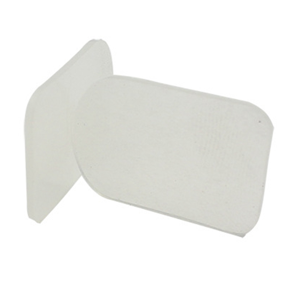 Coussinet en silicone pour bec de saxophone, autocollant et amovible, 0,8 mm, noir