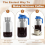 Cold Brew Coffee Maker,64oz Wide Mouth Jar Pitcher with Filter,Pour Spout Handle Lid,Leak-Proof 5