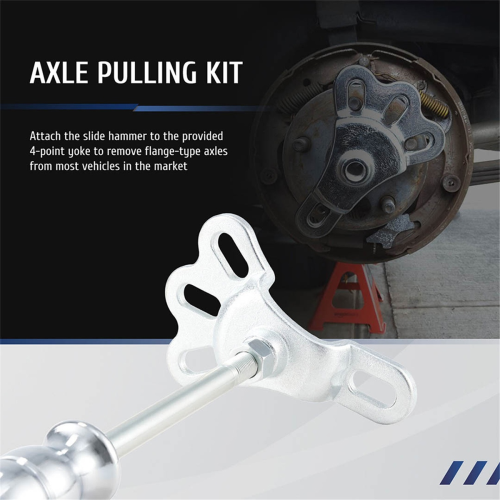 Rear Axle Bearing Puller Tool Kit & Slide Hammer Set, Seal Remover Set 2
