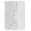 Tastiera wireless touchpad Bluetooth per PC Tablet Gaming Bianco 3