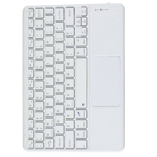 Tastiera wireless touchpad Bluetooth per PC Tablet Gaming Bianco 2